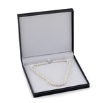 8.0-8.5mm White Freshwater Pearl Necklace - AAAA Quality - Third Image