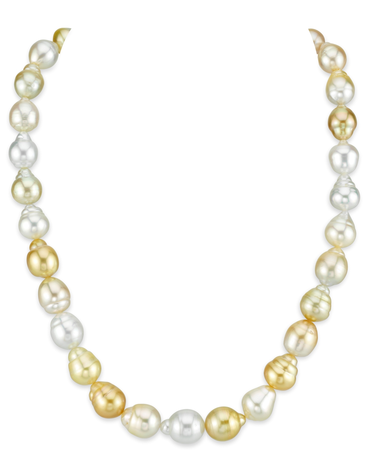 9-11mm South Sea Multicolor Baroque Pearl Necklace